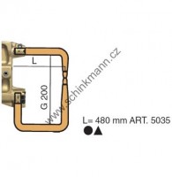 Ramena TECNA 5035 480 mm, větší rozteč