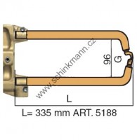 Ramena TECNA 5188 335 mm, speciální elektroda