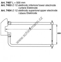 Ramena TECNA 7407 500 mm, větší rozteč (kleště 7902 - 7911)