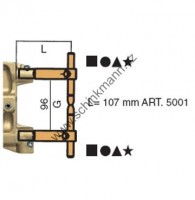 Ramena TECNA 5001 107 mm, přímá