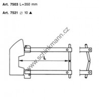 Ramena TECNA 7503 350 mm (kleště 7900)